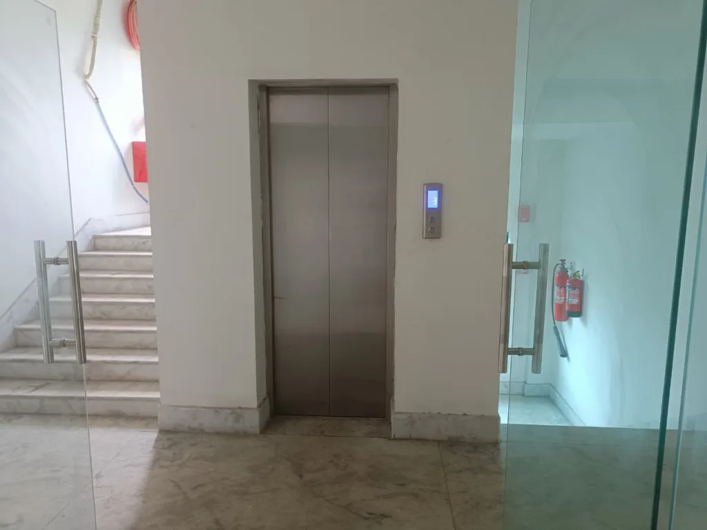 Elevator Access and Marble Entrance Lobby at Smart Abroad